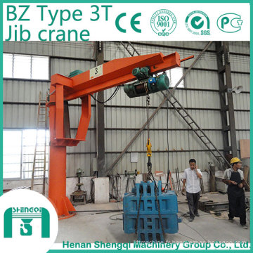 2016 électrique Hoist portable bz type jib grue 3 tonnes